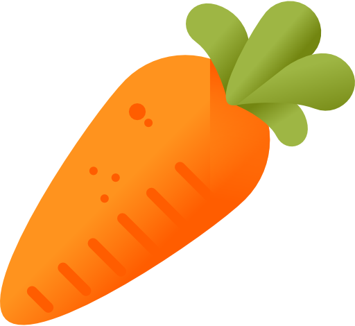 image d'un logo en forme de carotte
